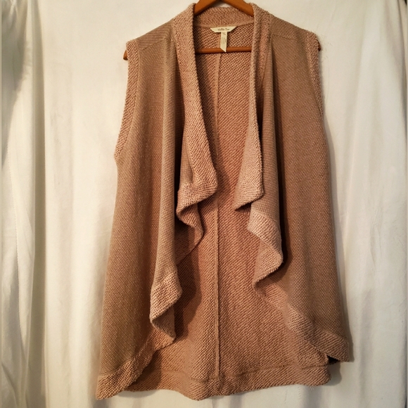 Matilda Jane Sooner or Later Tan Cozy Vest, Size: M - Picture 1 of 6